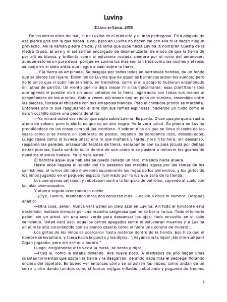 El Desolado Paisaje de Luvina en la Obra de Juan Rulfo